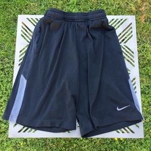 Black Nike kids basketball shorts